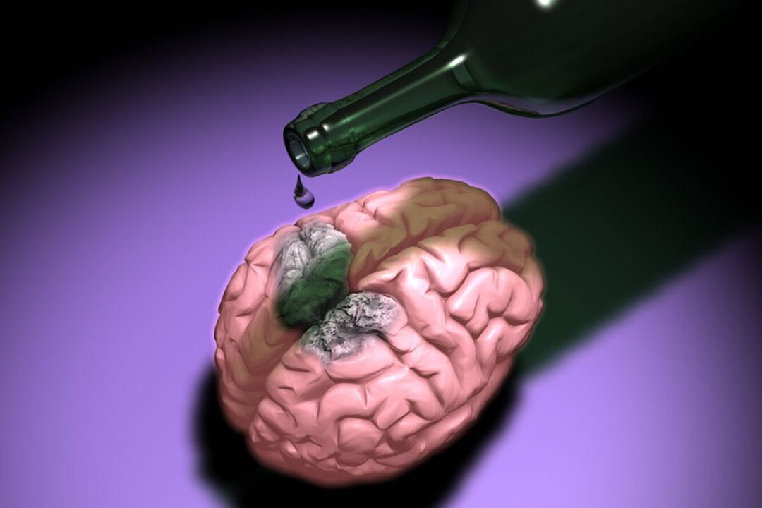 como afecta o alcohol ao cerebro