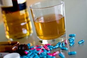 uso de alcol e antibióticos
